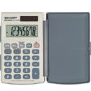 Calculator de birou Sharp calculators Calculator de buzunar, 8 digits, 105 x 64 x 11 mm, dual power, conversie, SHARP EL-243EB - gri