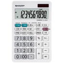 Calculator de birou Sharp calculators Calculator de birou, 10 digits, 152 x 94 x 28 mm, dual power, SHARP EL-330W - alb