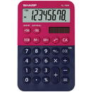 Calculator de birou Sharp calculators Calculator de buzunar, 8 digits, 120 x 76 x 23 mm, dual power, SHARP EL-760R-RB - rosu/bleumarin