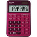 Calculator de birou Sharp calculators Calculator de birou, 10 digits, 149 x 100 x 27 mm, dual power, SHARP EL-M335BRD - rosu