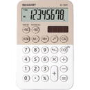 Calculator de birou Sharp calculators Calculator de birou, 8 digits, 120 x 76 x 23 mm, dual power, SHARP EL-760RBLA - bej/alb
