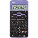 Calculator de birou Sharp calculators Calculator stiintific, 10 digits, 273 functii, 161x80x15mm, dual power, SHARP EL-531THBVL-negru/viol