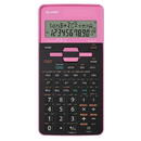 Calculator de birou Sharp calculators Calculator stiintific, 10 digits, 273 functii, 161x80x15mm, dual power, SHARP EL-531THBGR-negru/roz