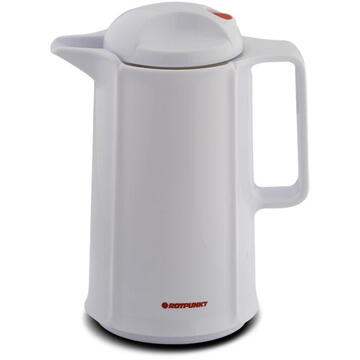 ROTPUNKT Thermos jug, 1.0 l, fleece (white)
