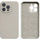 Husa Hurtel Silicone case for Samsung Galaxy S23+ silicone cover beige