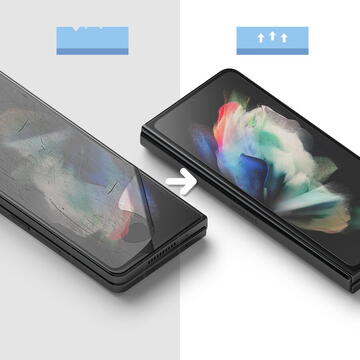 Ringke Dual Easy Film Front and Back Screen Protector for Samsung Galaxy Z Fold4 (D2E047)
