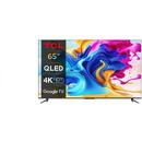 Televizor TCL QLED 65C645, 164 cm, Smart Google TV, 4K Ultra HD, Clasa G