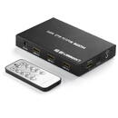 Ugreen signal splitter 4x HDMI (input) to 2x HDMI (output) switch splitter switch 4K / FullHD black (40216)