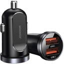 Joyroom C-A09 Mini dual-port QC3.0 Smart fast charge 2x USB 30W Quick Charge, SCP, PD, AFC Black
