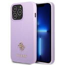 Husa Guess GUHCP13LPS4MU iPhone 13 Pro / 13 6.1&quot; purple/purple hardcase Saffiano 4G Small Metal Logo
