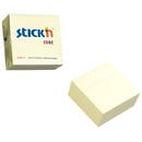 Accesorii birotica Stick'n Cub notes autoadeziv 76 x 76 mm, 400 file, Stick"n - galben pastel
