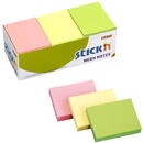 Accesorii birotica Stick'n Notes autoadeziv 38 x 51 mm, 12 x 100 file/set, Stick"n - 3 culori neon