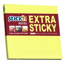 Accesorii birotica Stick'n Notes autoadeziv extra-sticky 76 x 76mm, 90 file, Stick"n - galben neon