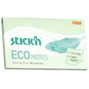 Accesorii birotica Stick'n Notes autoadeziv 76 x 127 mm, 100 file, Stick"n Eco - verde pastel