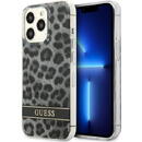 Husa Guess GUHCP13LHSLEOK iPhone 13 Pro / 13 6.1&quot; grey/grey hardcase Leopard