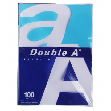 DOUBLE-A Hartie alba pentru copiator A4, 80g/mp, 100coli/top, clasa A, Double A