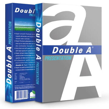 DOUBLE-A Hartie alba pentru copiator A4,100g/mp, 500coli/top, clasa A, Double A