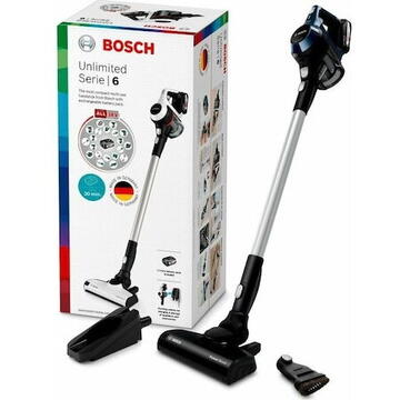 Aspirator Bosch BBS611PCK, upright vacuum cleaner (black / blue)
