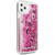 Husa Karl Lagerfeld Husa Glitter iPhone 11 Pro Max Roz Auriu