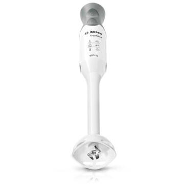 Bosch MSM66050 Hand blender, 12 speed settings, Extra turbo button, Quiet/low vibration motor, 600W, White/Grey