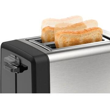 Prajitor de paine Bosch TAT4P420 DesignLine Toaster, 970 W, 2 slots, Stainless steel