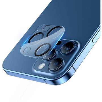 Baseus Lentile Camera Full Frame iPhone 12 Pro Transparent (2buc/pachet)