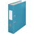 Biblioraft LEITZ 180° Cosy, carton laminat, A4, 80 mm, albastru celest