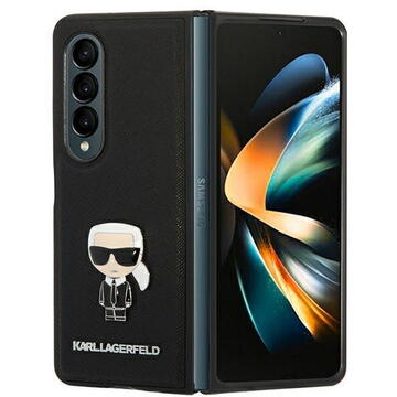 Husa Karl Lagerfeld Husa Saffiano Ikonik Samsung Galaxy Z Fold4 Negru