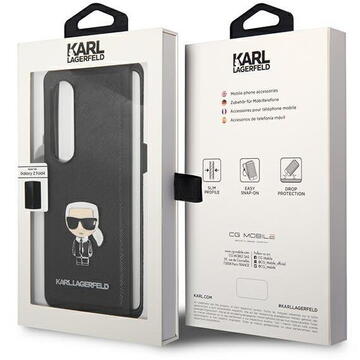 Husa Karl Lagerfeld Husa Saffiano Ikonik Samsung Galaxy Z Fold4 Negru