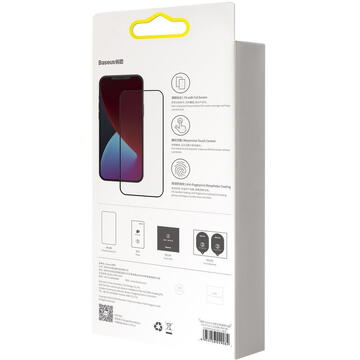 Tempered glass 0.25mm Baseus for iPhone 12 / iPhone 12 Pro - 2020 (2pcs)