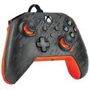 PDP Wired Controller - Atomic Carbon, Gamepad (anthracite/orange, for Xbox Series X|S, Xbox One, PC)