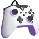 PDP Wired Controller - Kinetic White, Gamepad (white/neon purple, for Xbox Series X|S, Xbox One, PC)