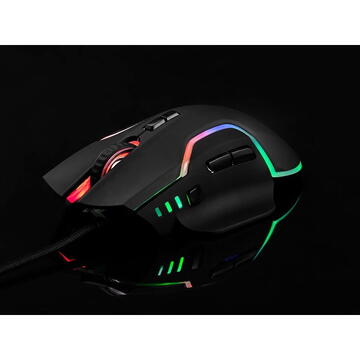 Mouse Tracer GAMEZONE ASH RGB, Right-hand, USB Type-A,  Optical 2400 DPI