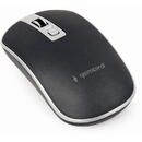 Mouse Gembird MUSW-4B-06-BS, USB Wireless, Black-Silver