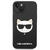 Husa Karl Lagerfeld KLHMP14MSLCHBK iPhone 14 Plus 6.7 &quot;hardcase black / black Silicone Choupette Head Magsafe