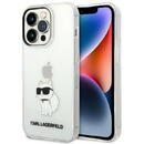 Husa Karl Lagerfeld KLHCP14XHNCHTCT iPhone 14 Pro Max 6.7&quot; transparent hardcase Ikonik Choupette