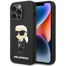 Husa Karl Lagerfeld KLHMP14XSNIKBCK iPhone 14 Pro Max 6.7&quot; hardcase black/black Silicone Ikonik Magsafe