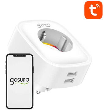 Smart plug WiFi Gosund SP112 2xUSB, Tuya