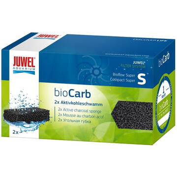 Accesorii pentru acvarii JUWEL bioCarb S (Super/Compact Super) - carbon sponge for aquarium filter - 2 pcs.