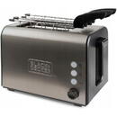Prajitor de paine Black+Decker BXTOA900E Toaster Negru / Argintiu 900 W 2 felii