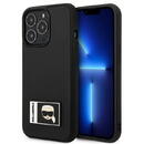 Husa Karl Lagerfeld KLHCP13X3DKPK iPhone 13 Pro Max 6,7" Negru/black hardcase Ikonik Patch