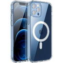 Husa Husa TPU OEM Antisoc pentru Apple iPhone 14 Pro Max, 1.5 mm, MagSafe, Transparenta
