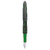 Stilou DIPLOMAT Elox Matrix, cu penita M, din otel inoxidabil - black green