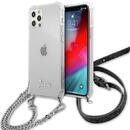 Husa Guess GUHCP12LKC4GSSI iPhone 12 Pro Max 6.7&quot; Transparent hardcase 4G Silver Chain