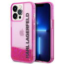 Husa Karl Lagerfeld KLHCP14XLCKVF iPhone 14 Pro Max 6.7 &quot;pink / pink hardcase Liquid Glitter Elong