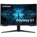 Monitor LED Samsung Odyssey C27G75TQSP 68.6 cm (27") 2560 x 1440 pixels Wide Quad HD QLED Black