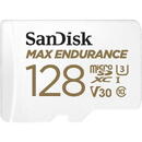 Card memorie SanDisk Max Endurance microSDXC 128GB Class 10 U3 + Adapter