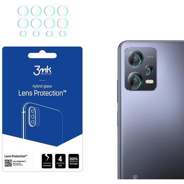 3mk Protection Camera glass for Xiaomi Redmi Note 12 Pro 7H for 3mk Lens Protection series lens