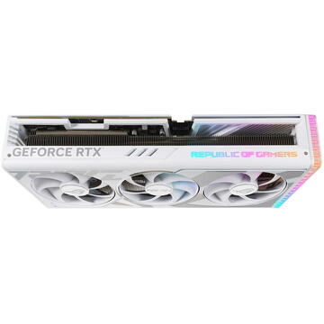 Placa video Asus ROG Strix nVidia GeForce RTX 4090 White OC 24GB, GDDR6X, 384bit