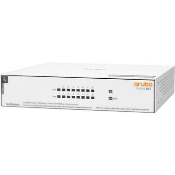 Switch Aruba, HPE Aruba Instant On 1430 8G Switch - R8R46A rata transfer 10/100/1000 Mbps